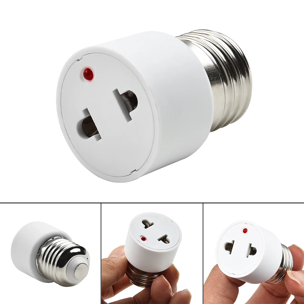 1pc/5pcs wysokiej jakości E27 US /EU wtyczka konwersji uchwyt żarówki oprawa oświetleniowa podstawa żarówki Adapter gniazdo lampy do światła LED