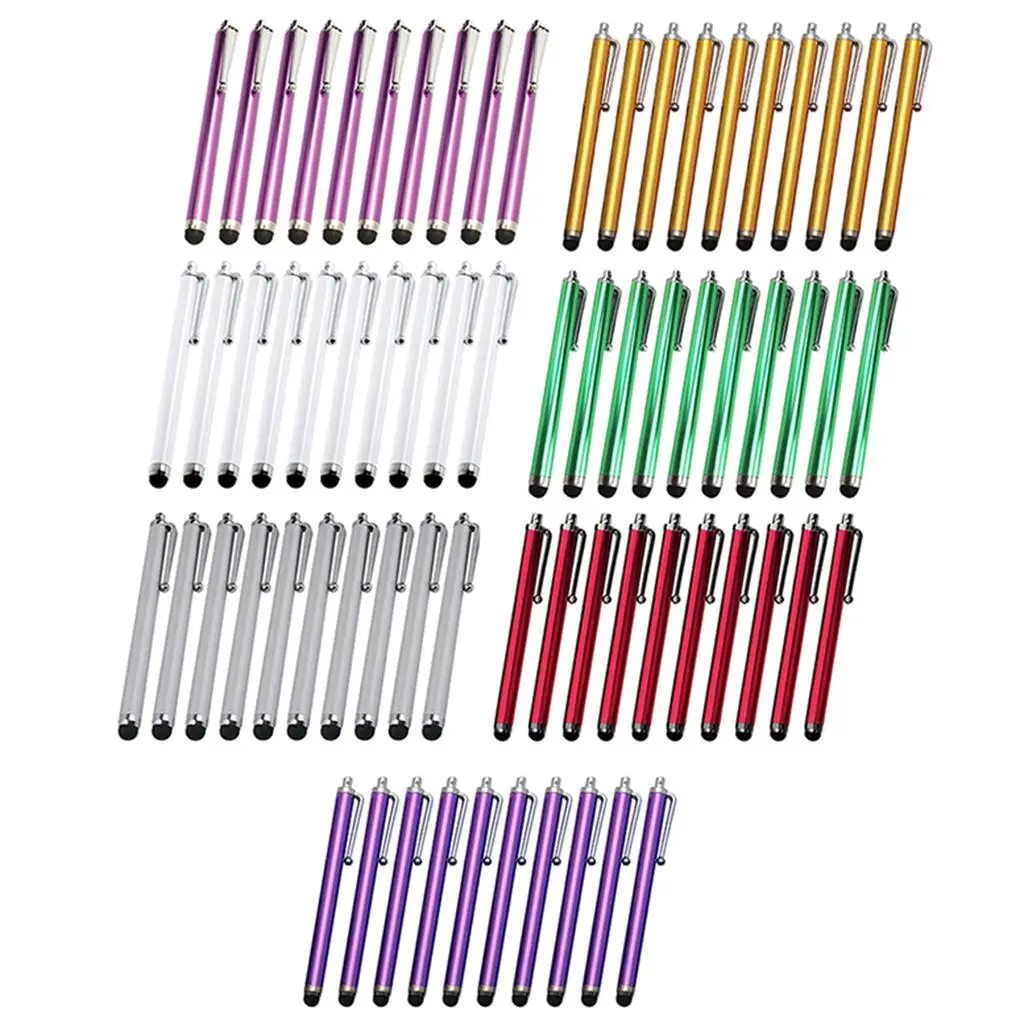 Sensitive Capacitive Stylus Soft Tip Tablet Stylus Pen Pocket Clip Design Touch Screen Pen for Smartphone and