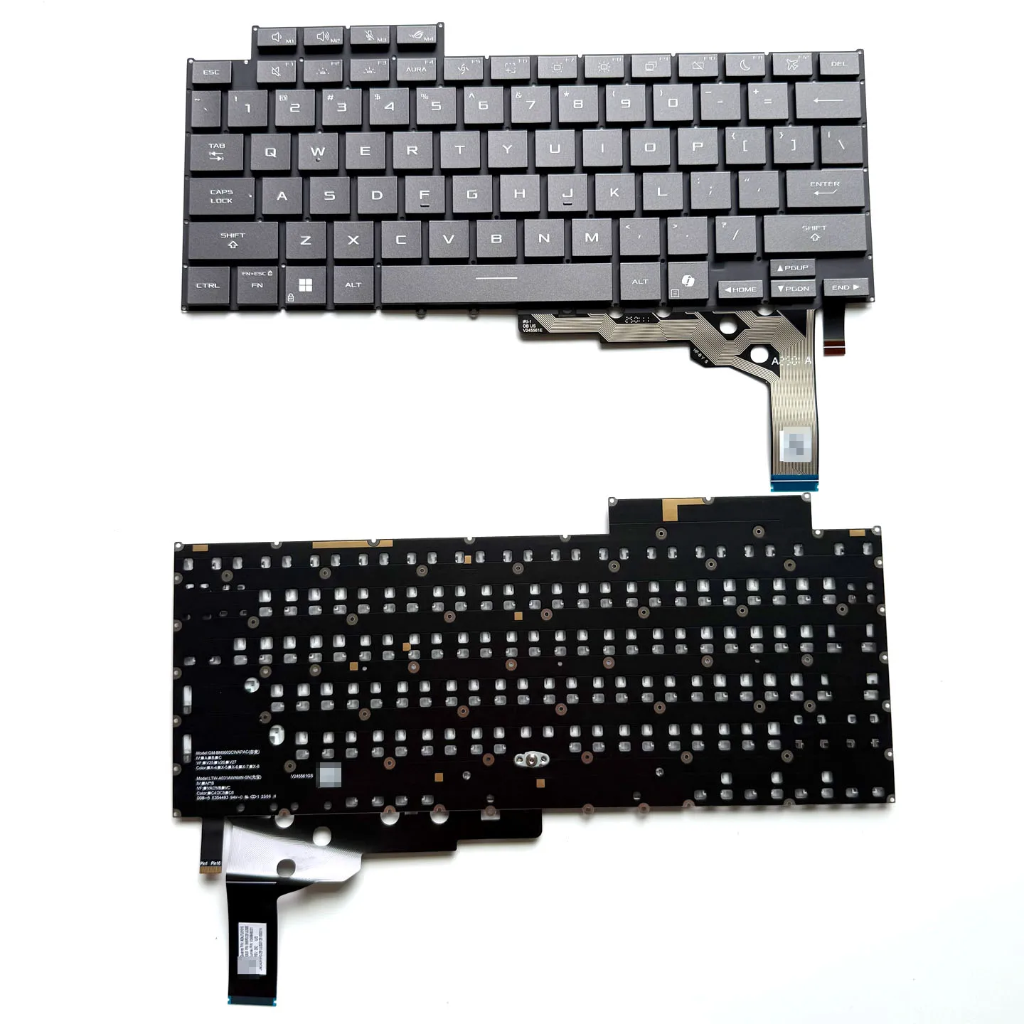 Immagine 4: Tastiera per Laptop Compatibile con Rog Zrphyrus Phantom 14 Air 2024/2025 Modello G14 Ga403U, Parti per Laptop, Accessori, Telaio per Computer