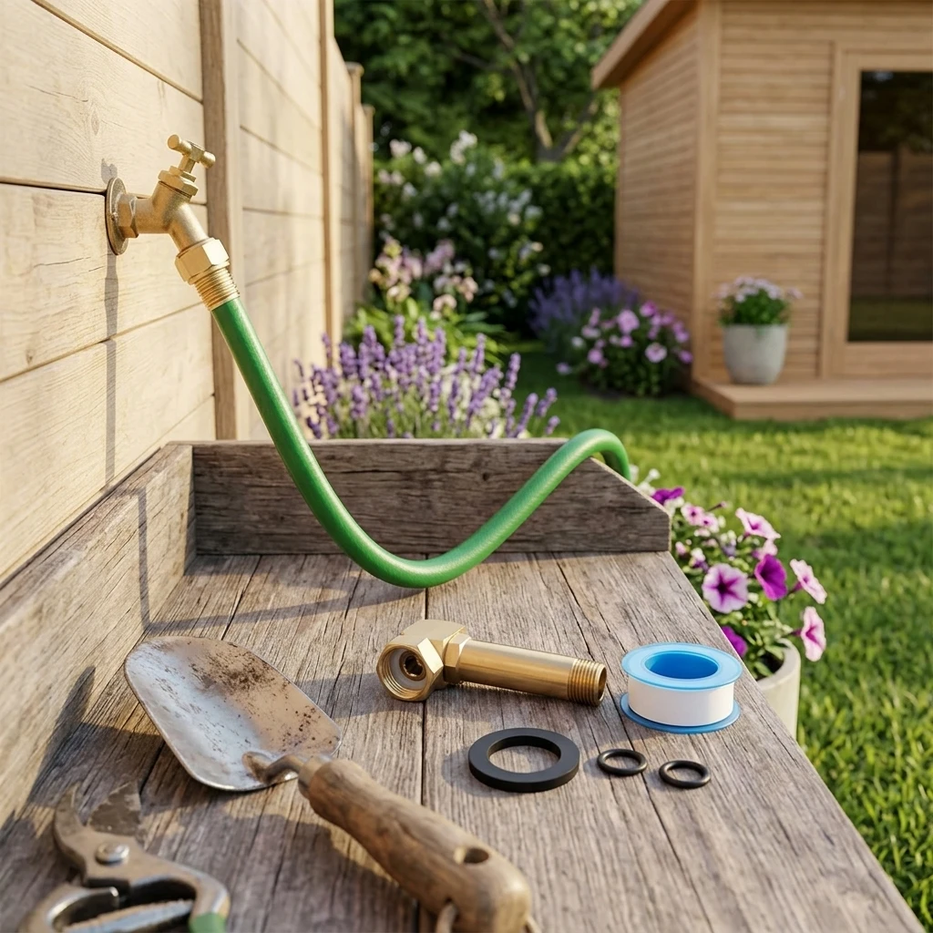 1pc Hose Reel Parts Heavy Duty Brass Swivel Connector Leak Proof Adapter for Outdoor Garden Irrigation System Durable Tool