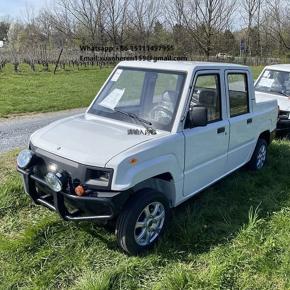 Mini Cargo Truck 4X4 Double Cabin Truck Cars Pick-up Car for Outdoor Travel Farm Truck Electro Car