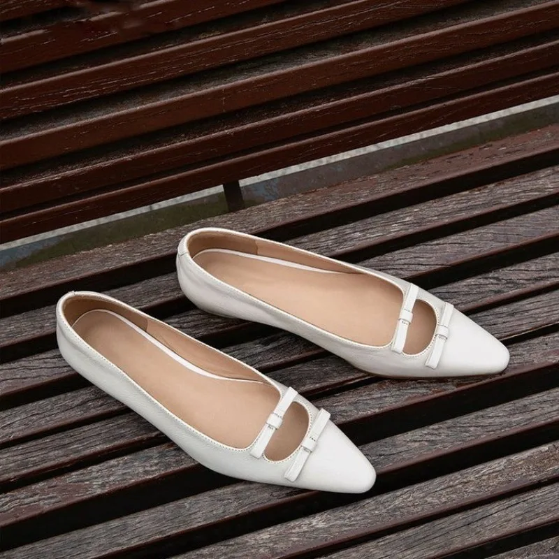 Women Flats Shoes Lightweight Fashion Comfortable Loafers Spring and Autumn Breathable Shallow Flats Shoes Hot Shoes for Women