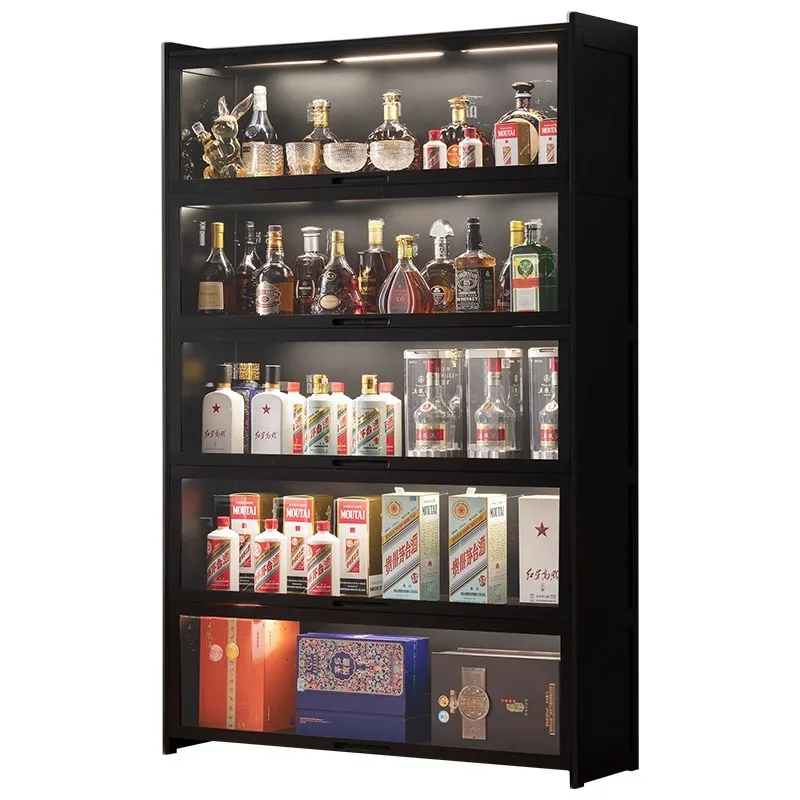 Wine cabinet,  rack, living room wine cabinet ornament diagonally placed multi-layer household  cabinet , shelf