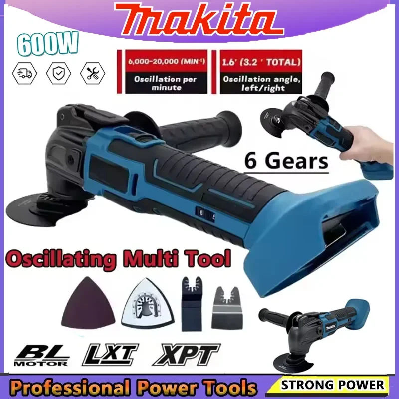 

Makita 600 Вт осциллирующий многофункциональный инструмент 20000OPM электрическая пила триммер режущий деревообрабатывающий электроинструмент для батареи 21 В 18 В