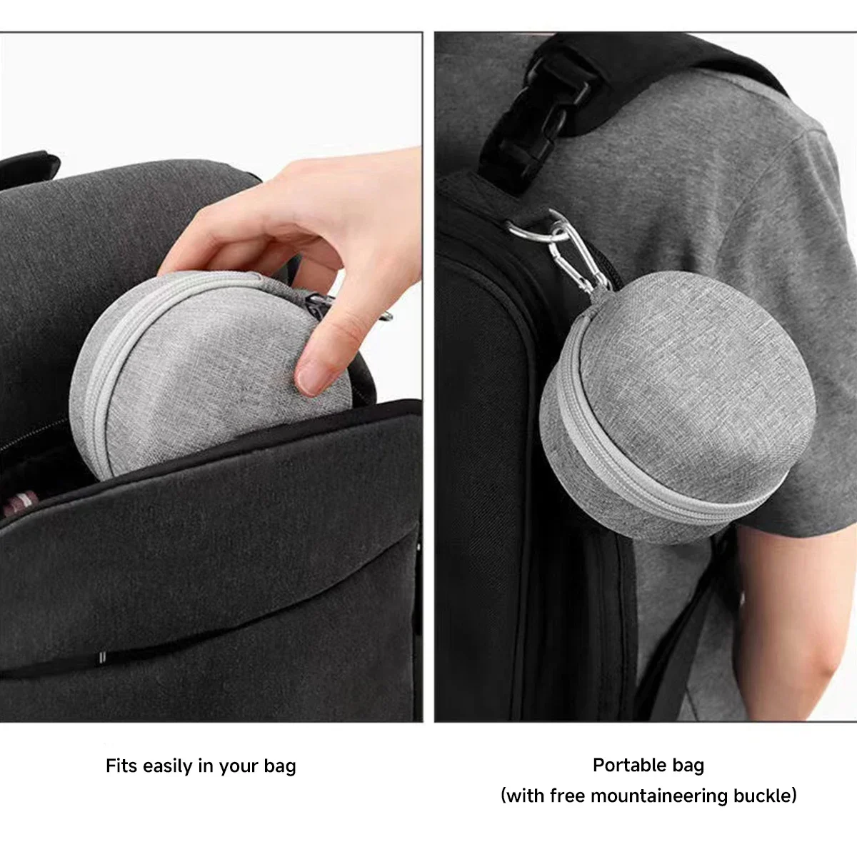 EVA Single Watch Travel Case Portable Storage Organizer Box Holder Shock-Resistant Waterproof Smartwatche Zippered Container Box