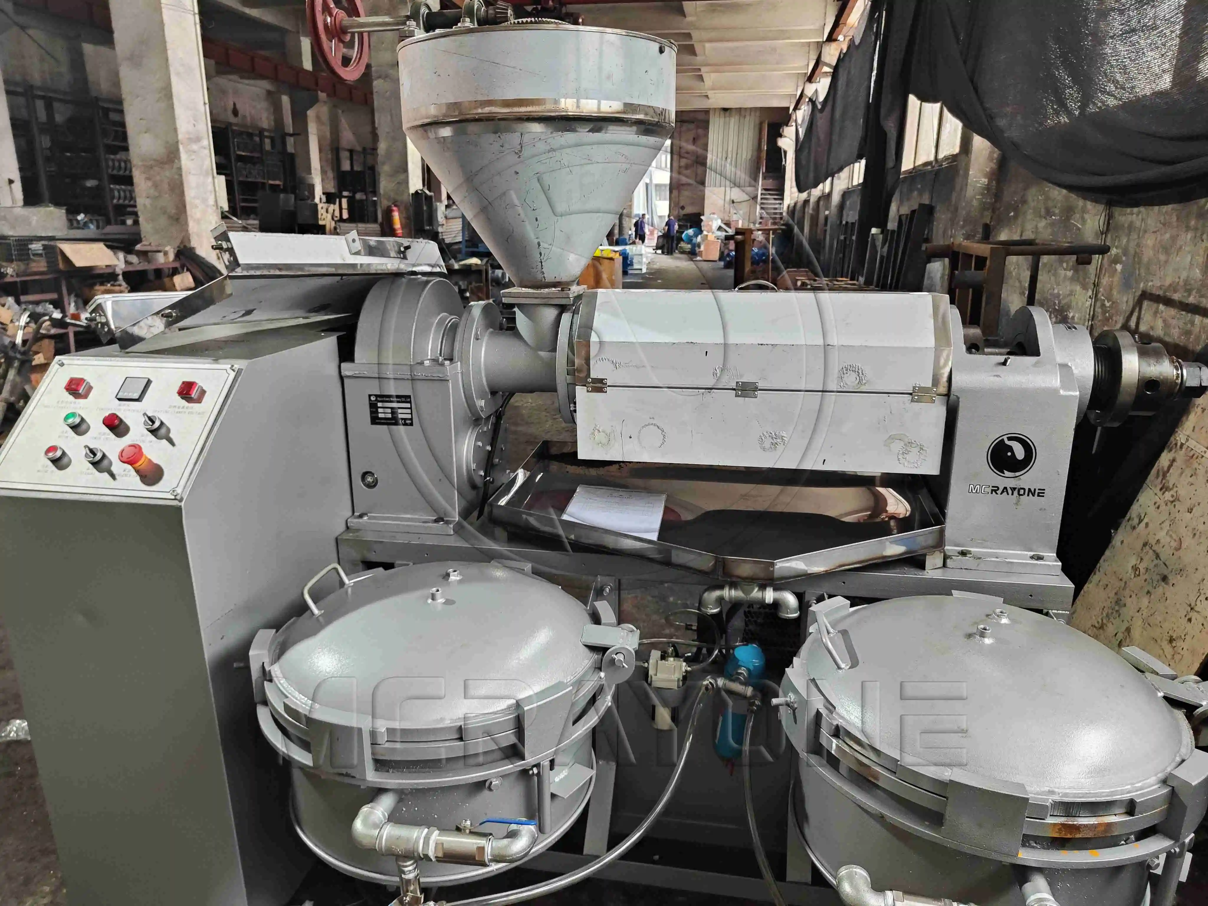 Oliepersmachine Zonnebloem Kookolie Making Machine Katoenzaadolie Verwerkingsmachine