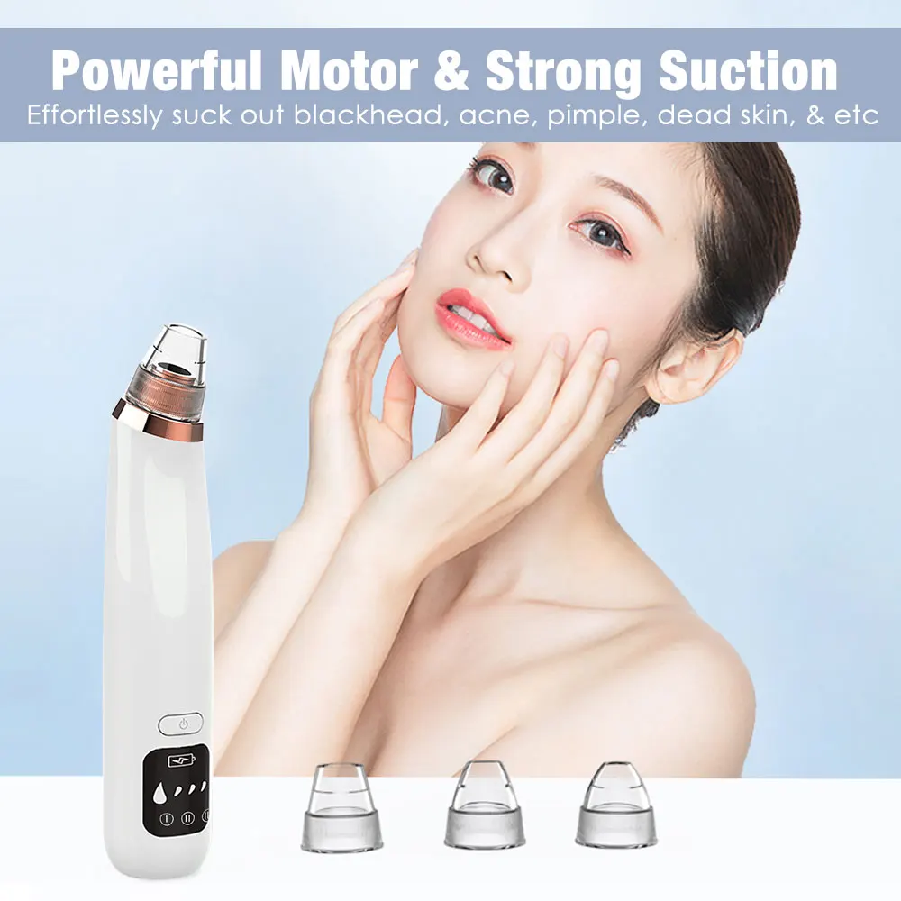 Black Remover Vacuum Pore Cleaning Electric Extractor Spot Cleaner T-Zone Acne Facial Skincare Beauty Device