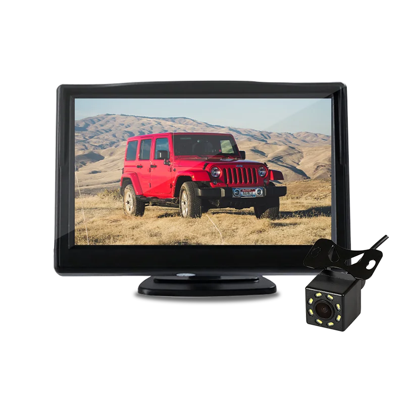 4.3 Inch Car Display High-definition Reversing Image Easy to Install Universal Car Monitor Car Blind Spot Rear View Camera