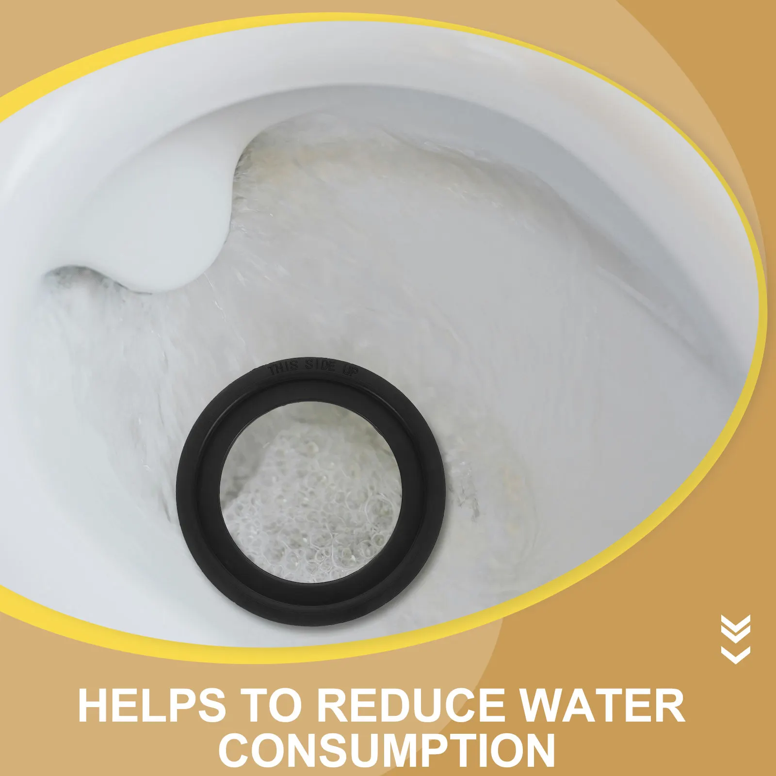 

4Pcs Toilet Seal Ring Rv Toilet Seal Rings for Flush Ball Tanks Effective Leak Prevention Easy Install Compact Design Universal