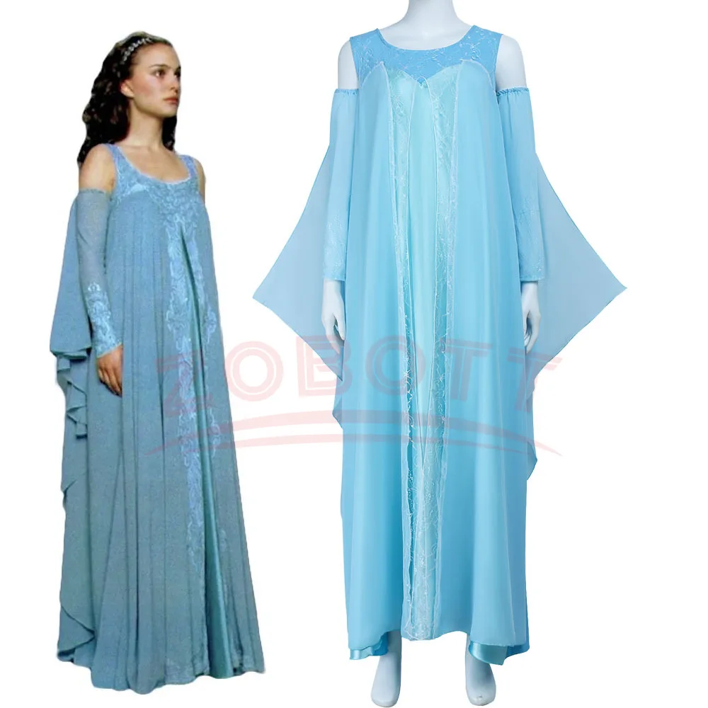 costume-de-cosplay-anime-fantasia-padme-amidala-cape-de-jeu-de-role-pour-femmes-et-filles-robe-bleue-manches-de-bras-costume-de-fete-de-carnaval-d'halloween