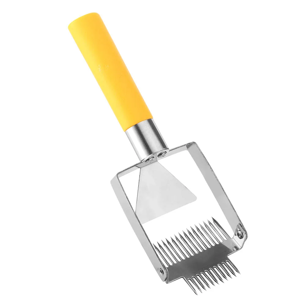 

Stainless Steel Beehive Scraper Beekeeping Uncapping Fork Tool Honey Equipment