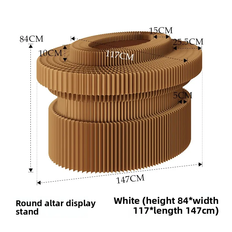 Decorative display cabinet folding light exhibition special exhibition stand creative design