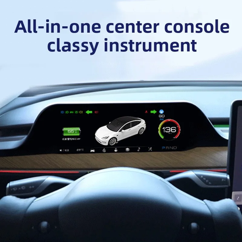 

Подходит для приборной панели Tesla Model3/Y, интегрированного модифицированного интеллектуального ЖК-дисплея HUD.