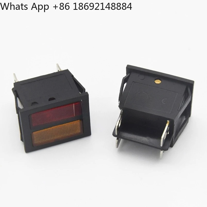 Square red, yellow and green two-color 24V220V380V boiling water machine refrigerator, ship type signal indicator light