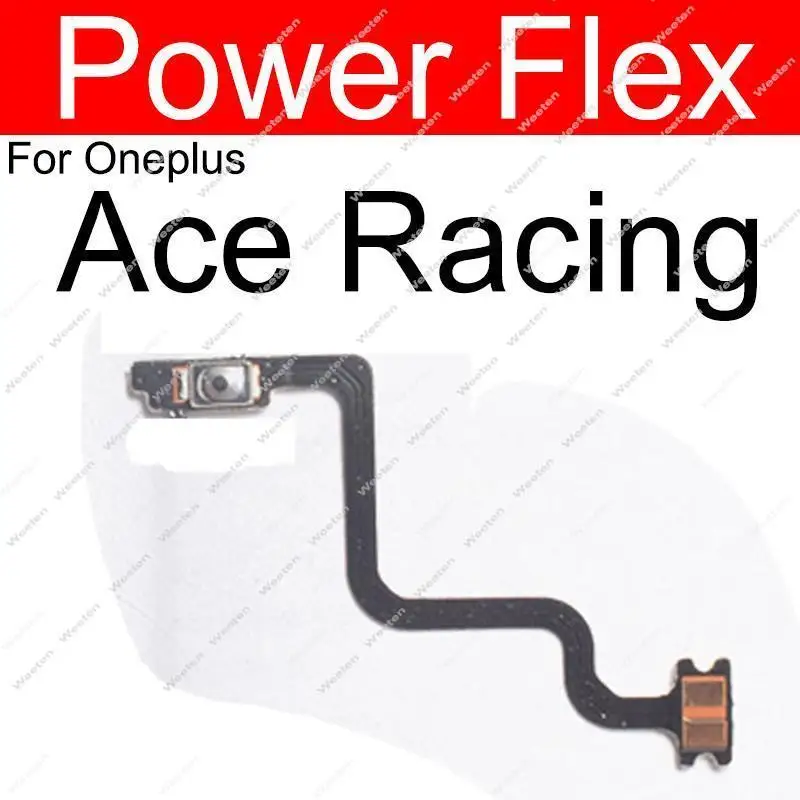 For OnePlus 1+ Ace Ace Racing Ace Pro Ace 2 2V Volume Power Flex Cable On Off Power Volume Side Flex Ribbon Repair Parts
