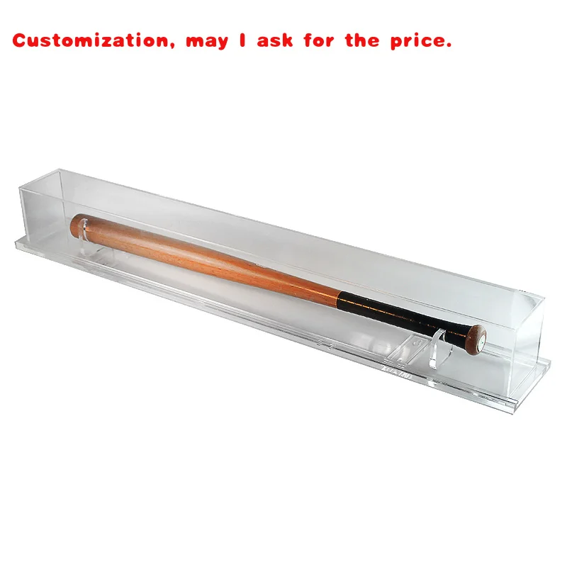 custom.Tinya Customized Cricket Bats Showcase Acrylic Display Rack Made in China Baseball Bat Display