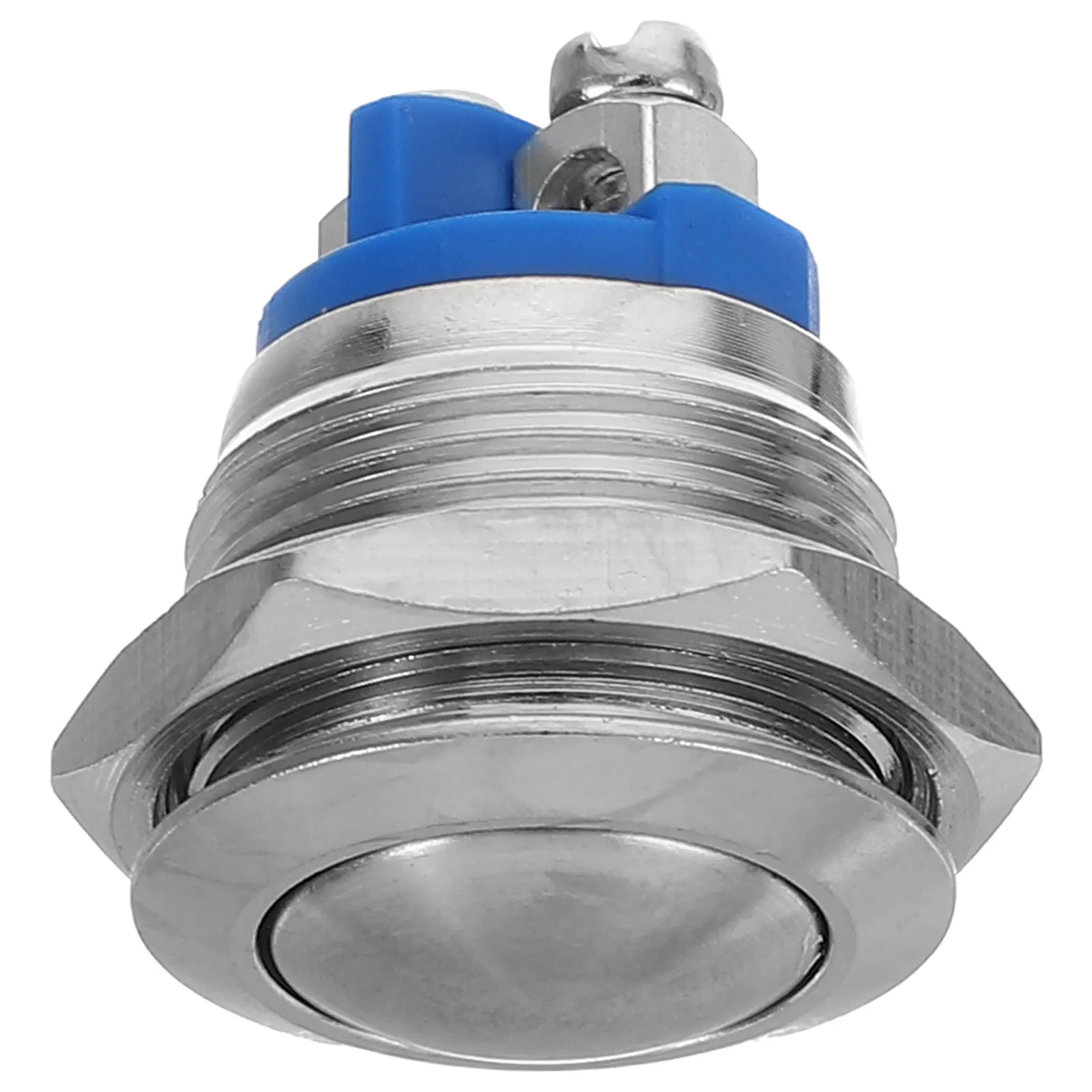 Compact Metal Push Button Switch Self Locking Latching Automotive Industrial Electrical Components Vehicle Accessories