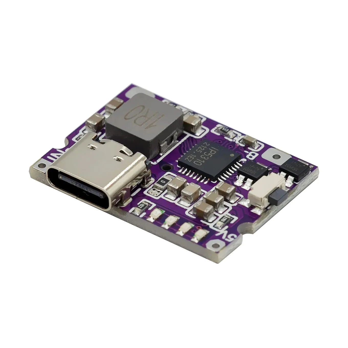 شاحن صغير من النوع C اللوحة الأم 3A شحن وتفريغ وحدة متكاملة قابلة للشحن الهاتف المحمول 5 فولت إلى 4.2 فولت #2