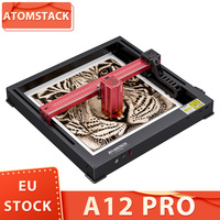 ATOMSTACK A12 PRO 12W Laser Engraver Cutter Fixed Focus 0.02mm Engraving Precision 600mm/s Engraving Speed App Control 365x305mm