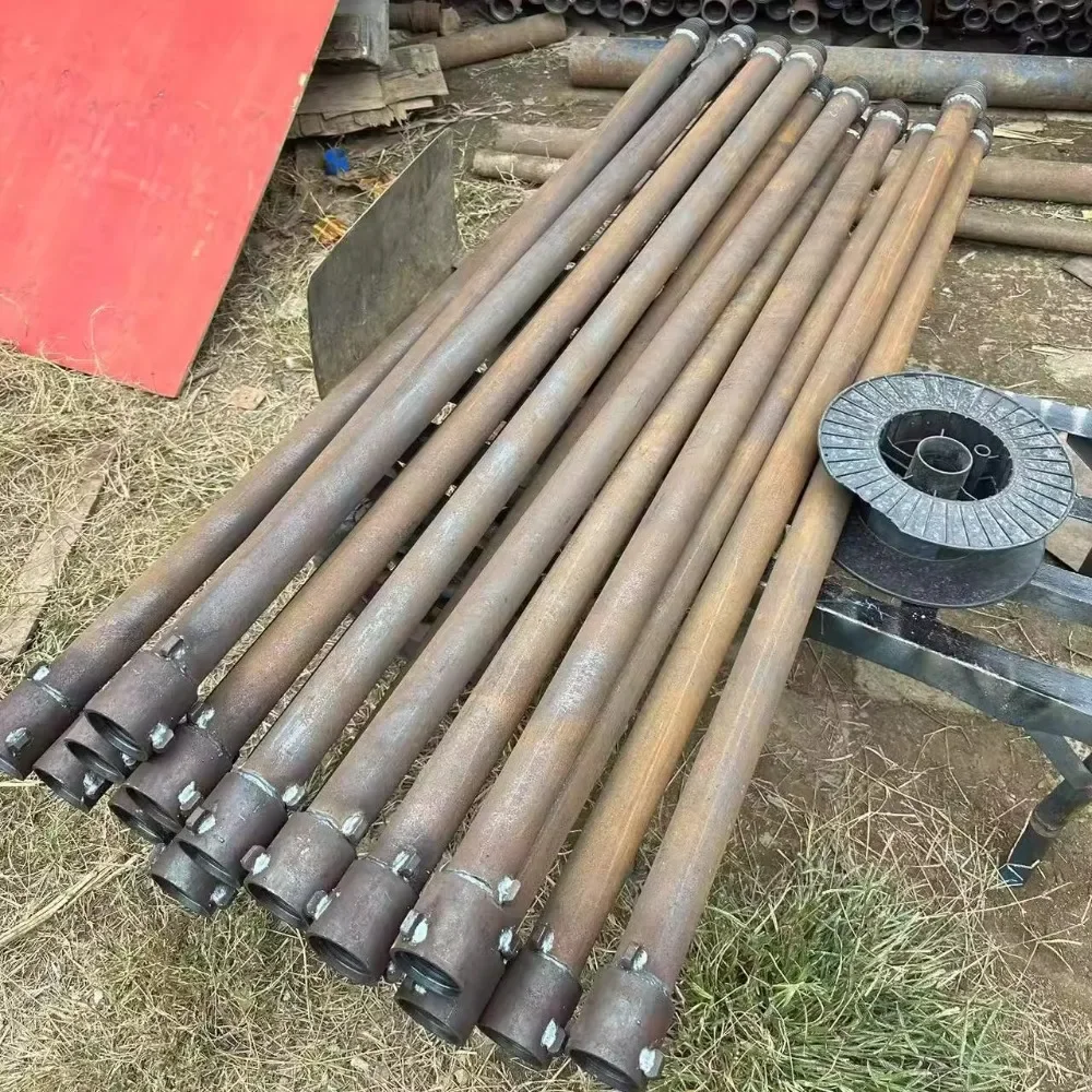 #1.5M Drilling Rig Special Drill Pipe 32 42mm  Thickened Steel Wire Drill Pipe Factory Direct Sales Support Customization
