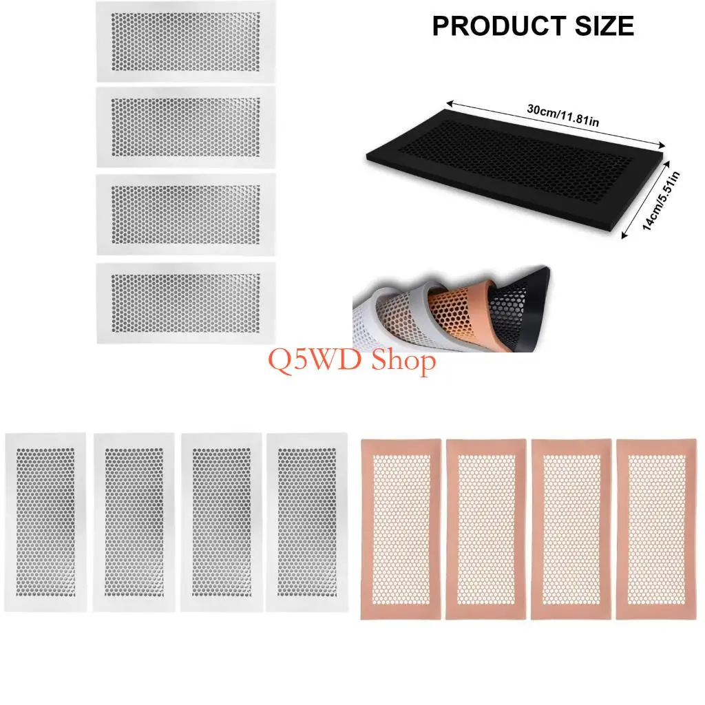 

Q5WD Силиконовые вентиляционные крышки Защитные силиконовые вентиляционные крышки 4 шт. для напольных регистров