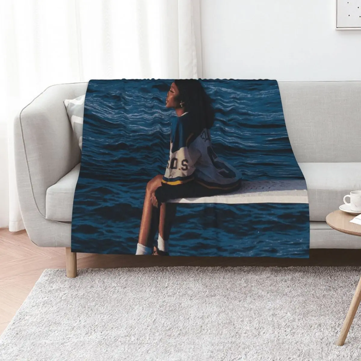 official sza Throw Blanket Thermal Single blankets and throws for sofa christmas gifts Summer Beddings Blankets