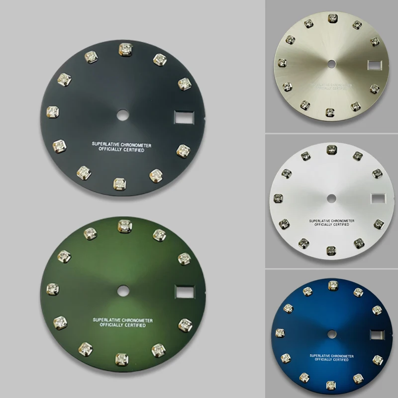 

NH35 rhinestone dial diameter 28.5 mm, no luminescent, modified watch accessories