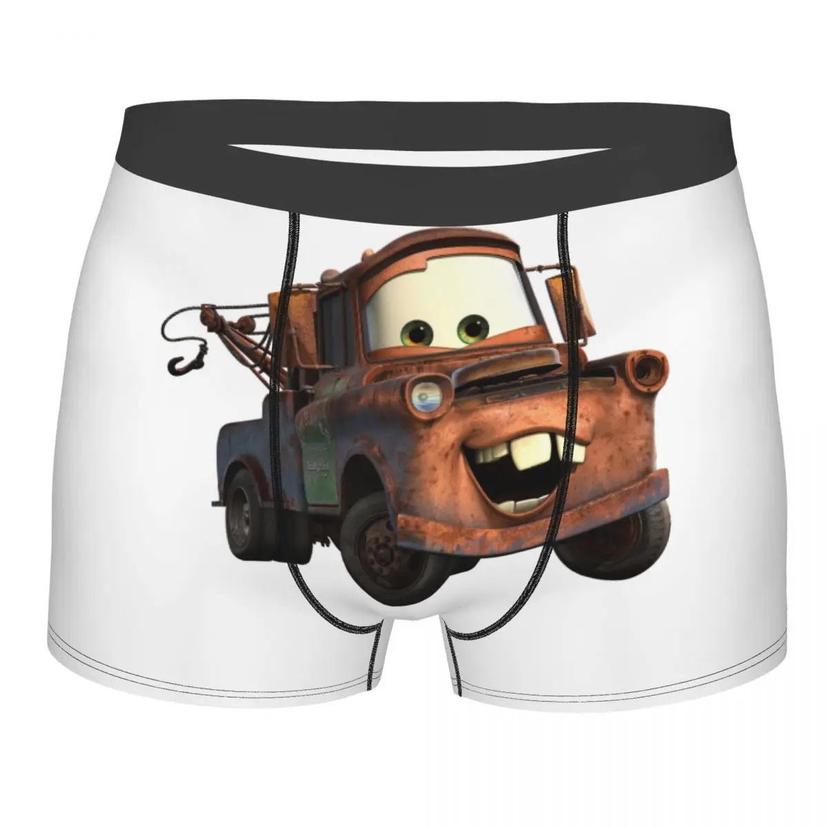 

Male Sexy Cars Cartoon Mater Underwear Boxer Briefs Men Breathbale Shorts Underpants