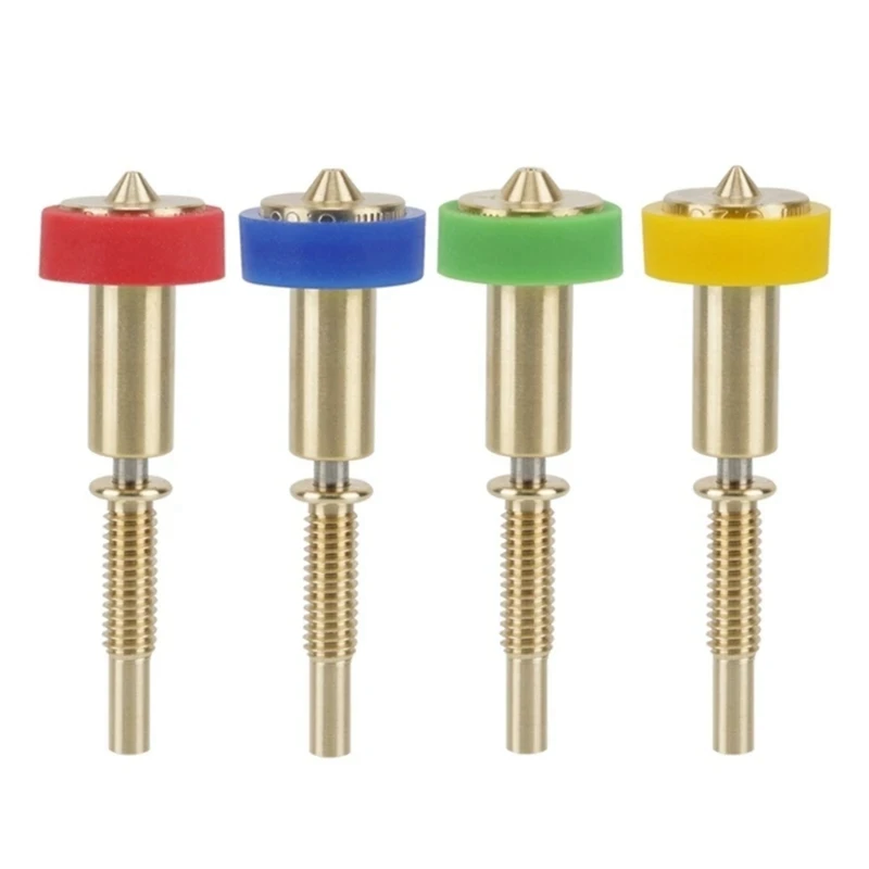 

A76F-4PCS Hotend для экструдера Revo Hotend 0,25 мм 0,4 мм 0,6 мм 0,8 мм встроенные сопла для 3D-принтера латунное сопло