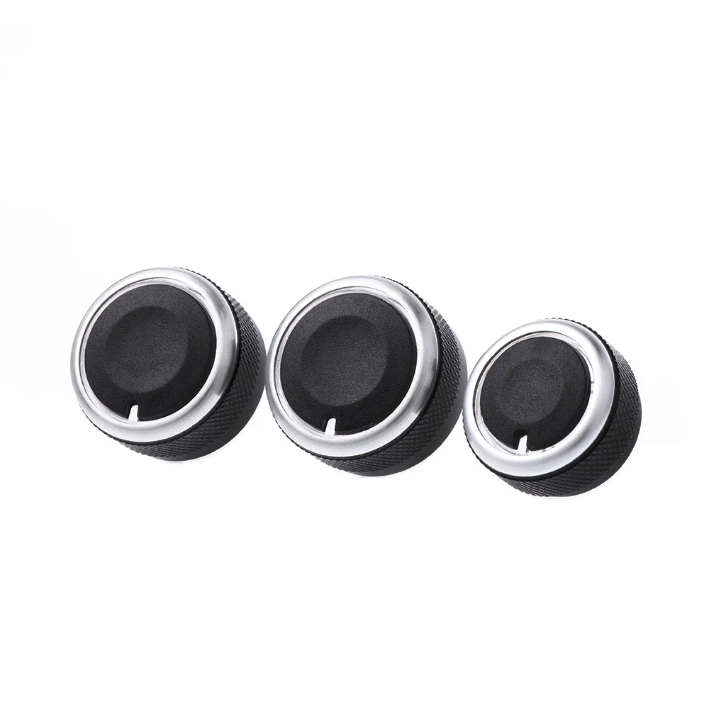 

3 Pcs A/C Air Condition Panel Control Switch Knob for MK6 Bora Golf 5 Tiguan