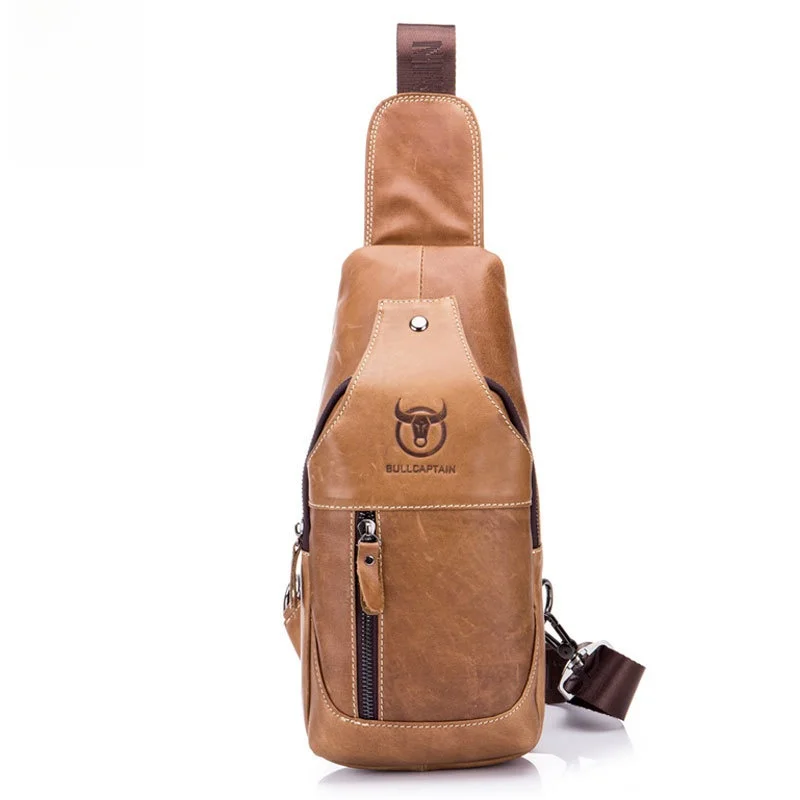 leather-chest-bag-men's-single-shoulder-crossbody-sports-fashion-trend-front-ipad-casual-leather-goods-men's-bag