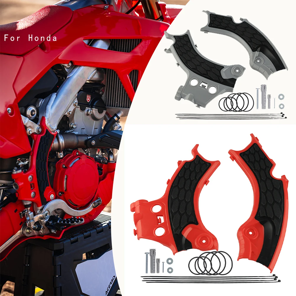 Motorcycle Frame Protector Cover For Honda 2021-2024 CRF450R CRF450RX 2022 2023 2024 CRF250R CRF250RX CRF300RX Dirt Bike