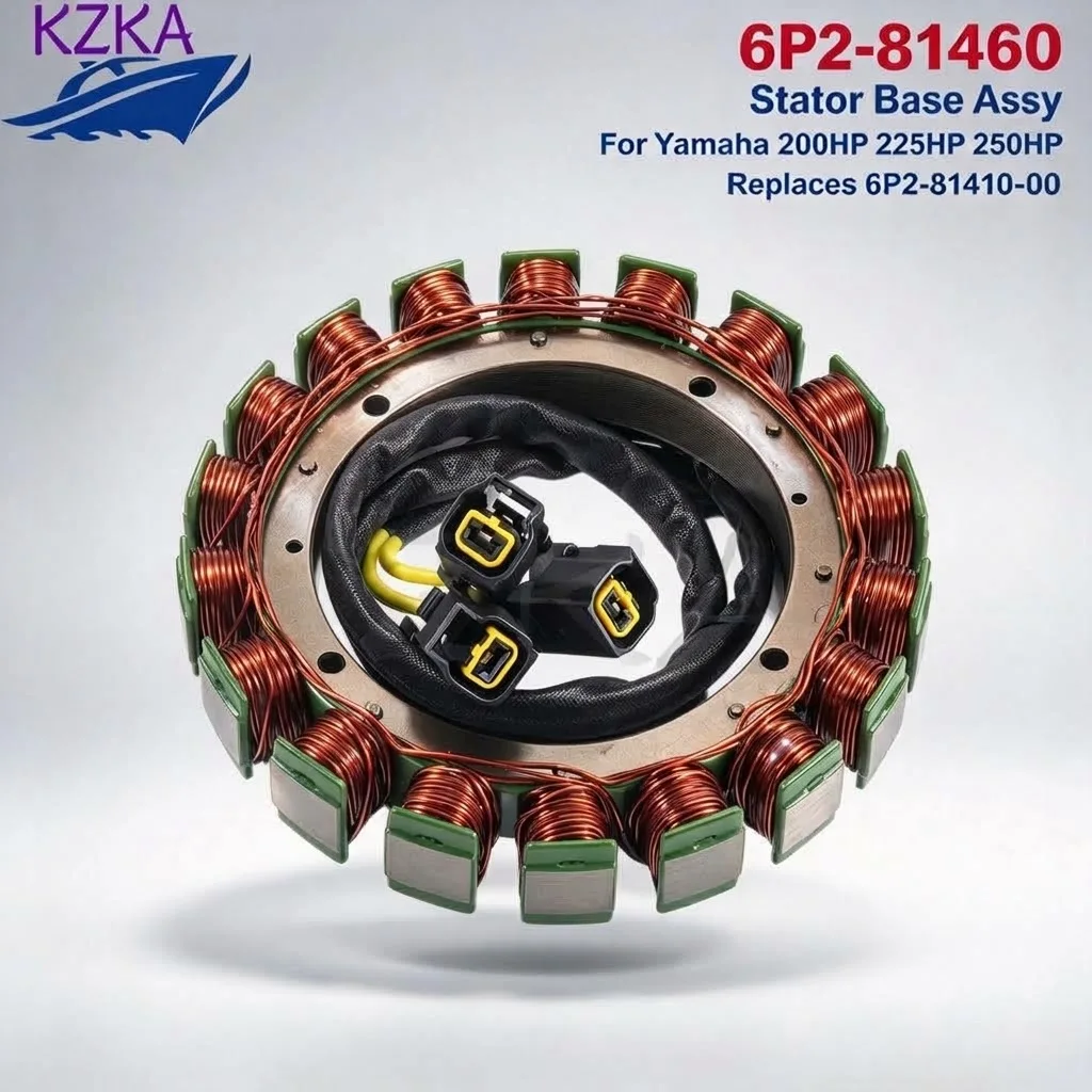 Motor Stator Base Assy 6P2-81460 For Yamaha Outboard 200HP 225HP 250HP 2005-2019 6P2-81410-00 6P2-81460-00-00 Boat Engine Parts