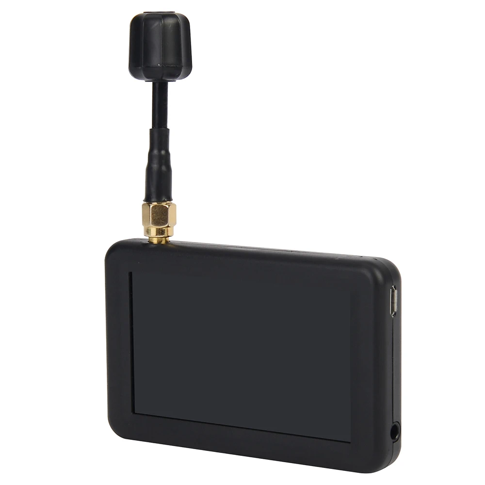 DMKR 5.8G 40CH FPV Display 3 Polegadas com Antena Lanterna para RC Multicopter FPV Drone