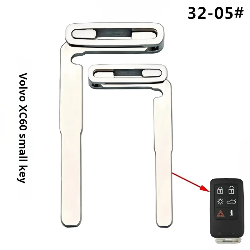 Fit Volvo S40 S80 XC60 XC90 S90 C30 V60 Smart Card Mini Key - Remote Key Fob Replacement
