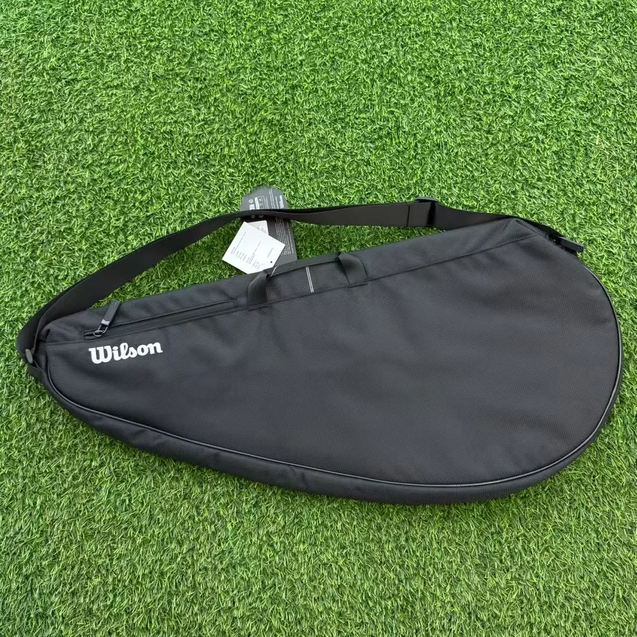 Wilson RF Racquet Cover Black Multi-functional Tennis Racket Cover Men and Women Single Tennis Racket Bag Single Shoulder Bag