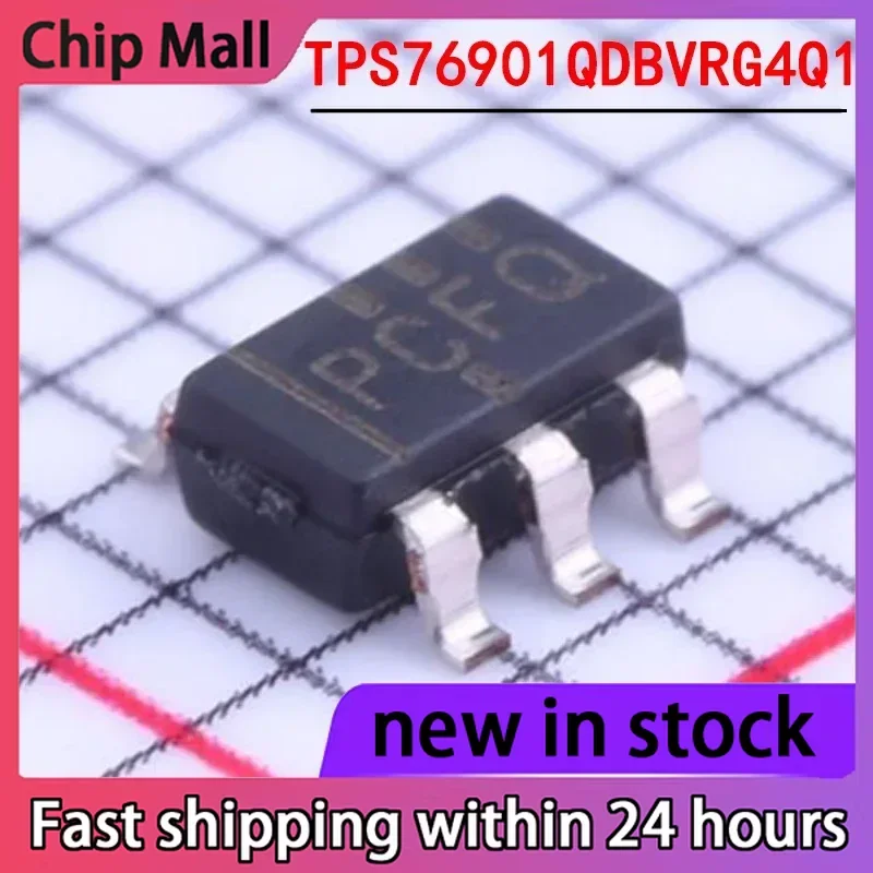 1PCS New TPS76901QDBVRG4Q1 Package SOT23-5 100mA Low Voltage Drop Linear Stabilizer