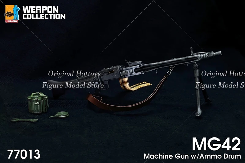 77013 77014 1/6 Soldier Scene Accessory Weapon Hanging Card Series MG42 General Machine Gun Fit 12-inch Action Figure Doll