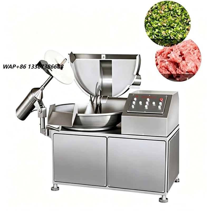Industrial Vegetable Cutting and Mixing Machine High Performance Ginger Chopping Machine Chorizo Production Equipment