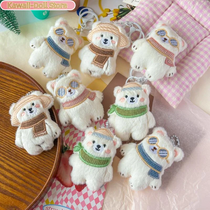 Quietschendes Plüschtier, Schlüsselanhänger, Rucksack, dekorativ, zum Aufhängen, süß, niedlich, Taschenanhänger, Charms, Auto-Schlüsselanhänger, Zubehör