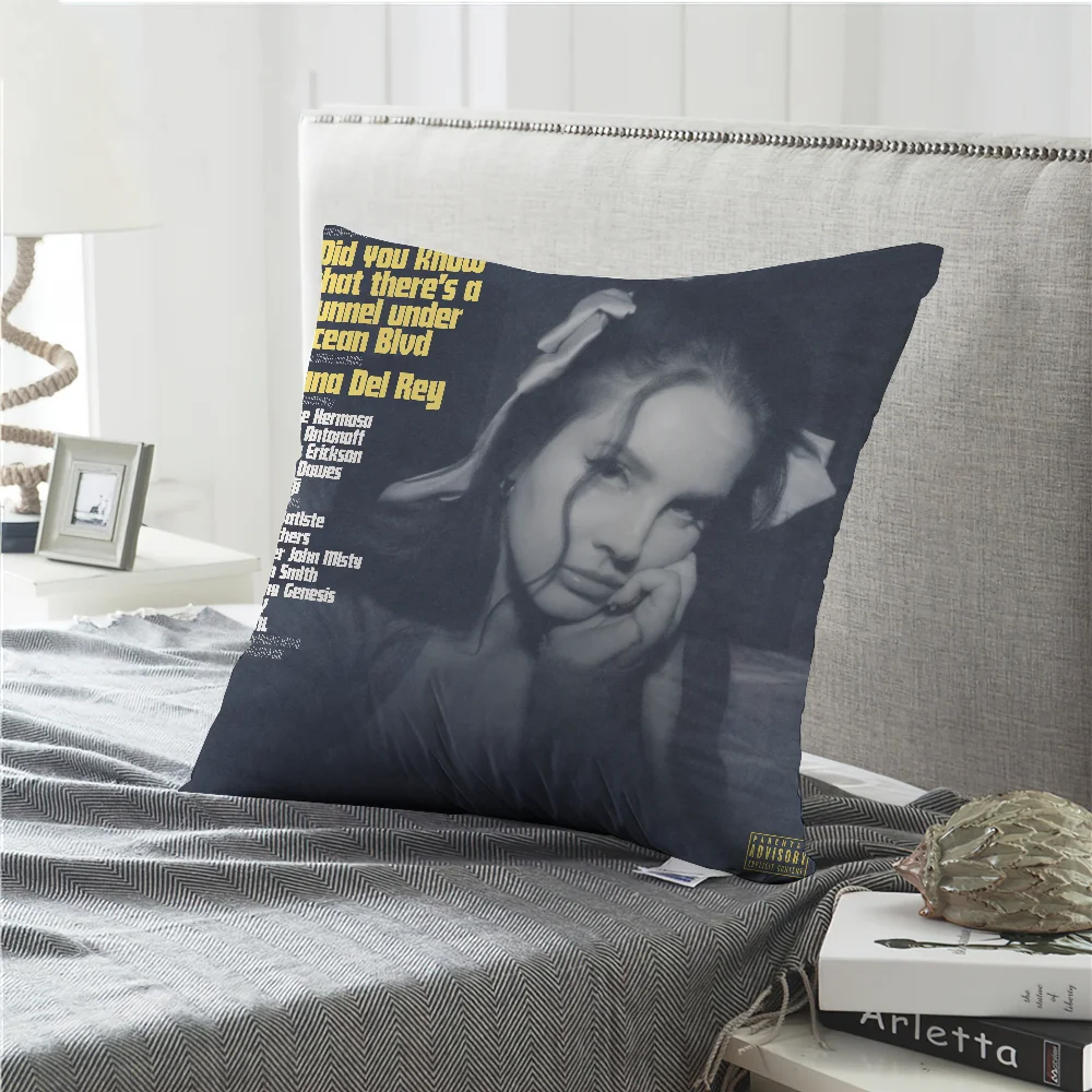 Lana Del R-Rey album Singer Pillow Case Living Room Headboard Bedroom Office Cushion Cushion Sofa Nap Time