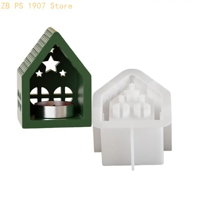 Silicone Mold for Pentagrams Window House Holder Mould Decoration Mold 55KA