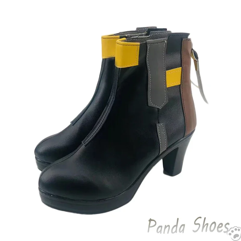Honkai Star Rail Trailblazer Cosplay Shoes Anime Game Cos Black Boots Stelle Cosplay Costume Prop Shoes for Con Halloween Party