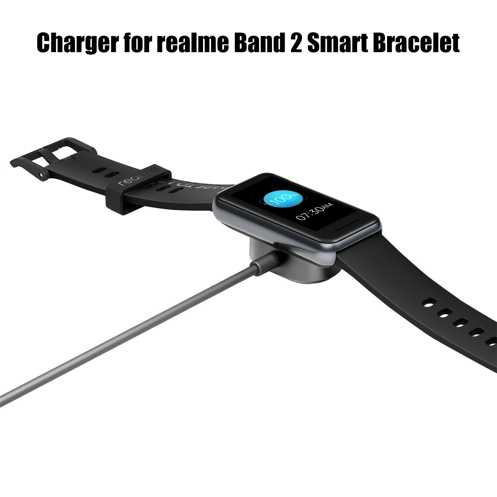 USB Magnetic Charger Cable For Realme Band 2 Safety Fast Charging Dock Power Adapter Replace Smart Watch Bracelet Wire Wholesale