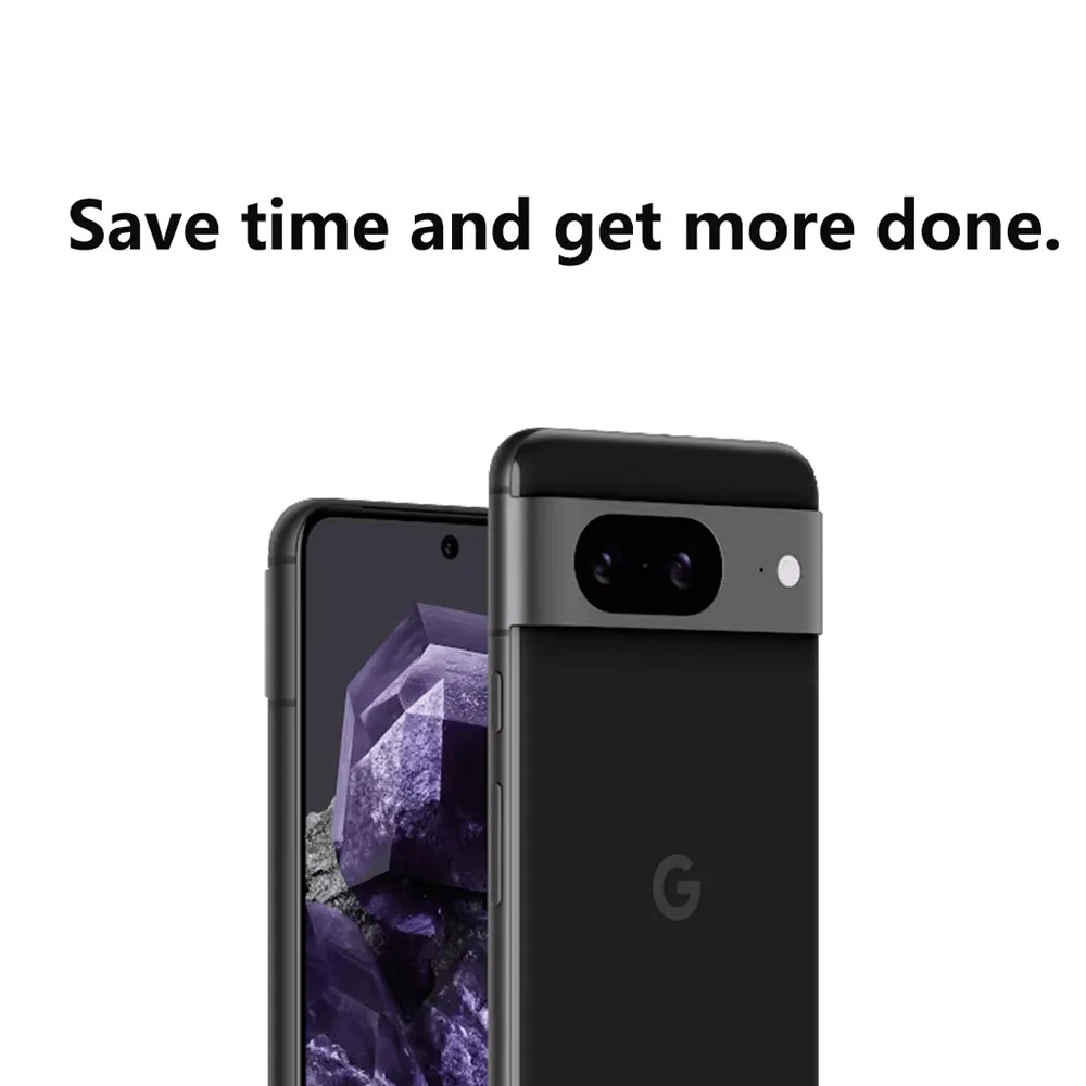 New Original Google Pixel 8 Smartphone 128GB 5G Google Tensor G3 IP68 water resistant 4575mAh Battery NFC Support Google Play