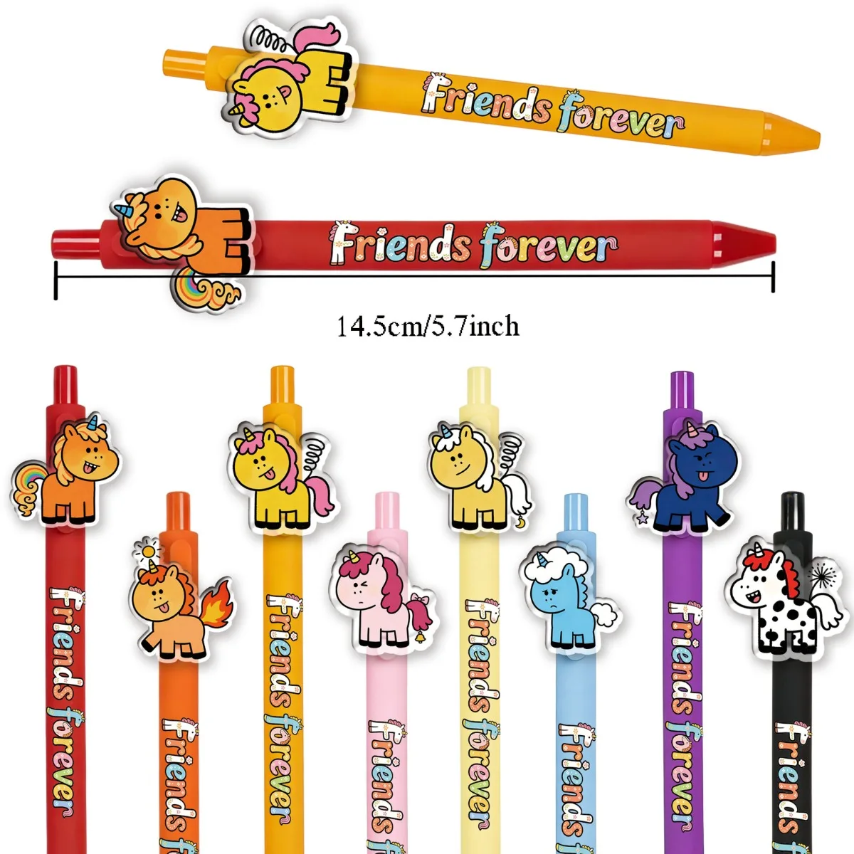 

8PCS/16PCS My Little Pony Themed Ballpoint Pens Student Writing Pens Office Stationery Friend Gift Pen Birthday Gift