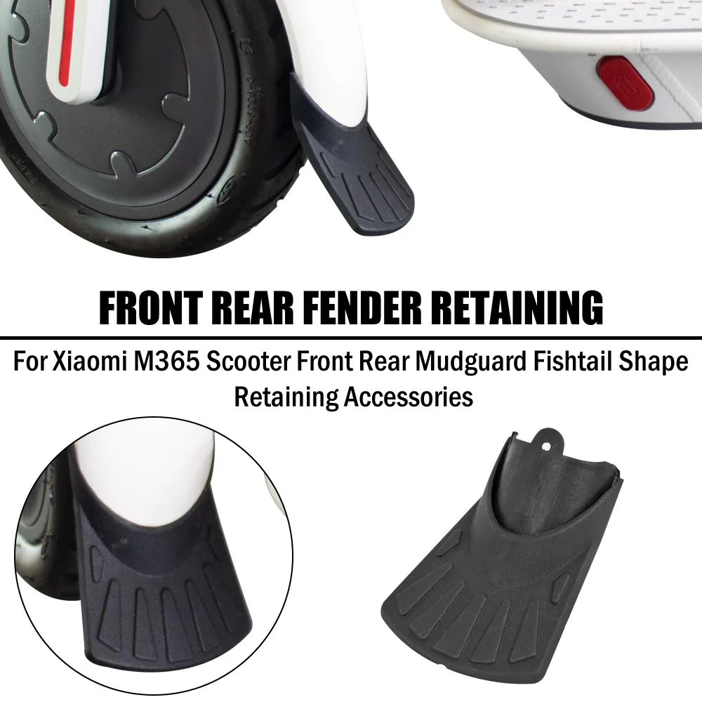 Scooter elétrico frente splash paralama quadro para xiaomi mijia m365 1s pro scooter fender asa proteção de água peixe cauda capa