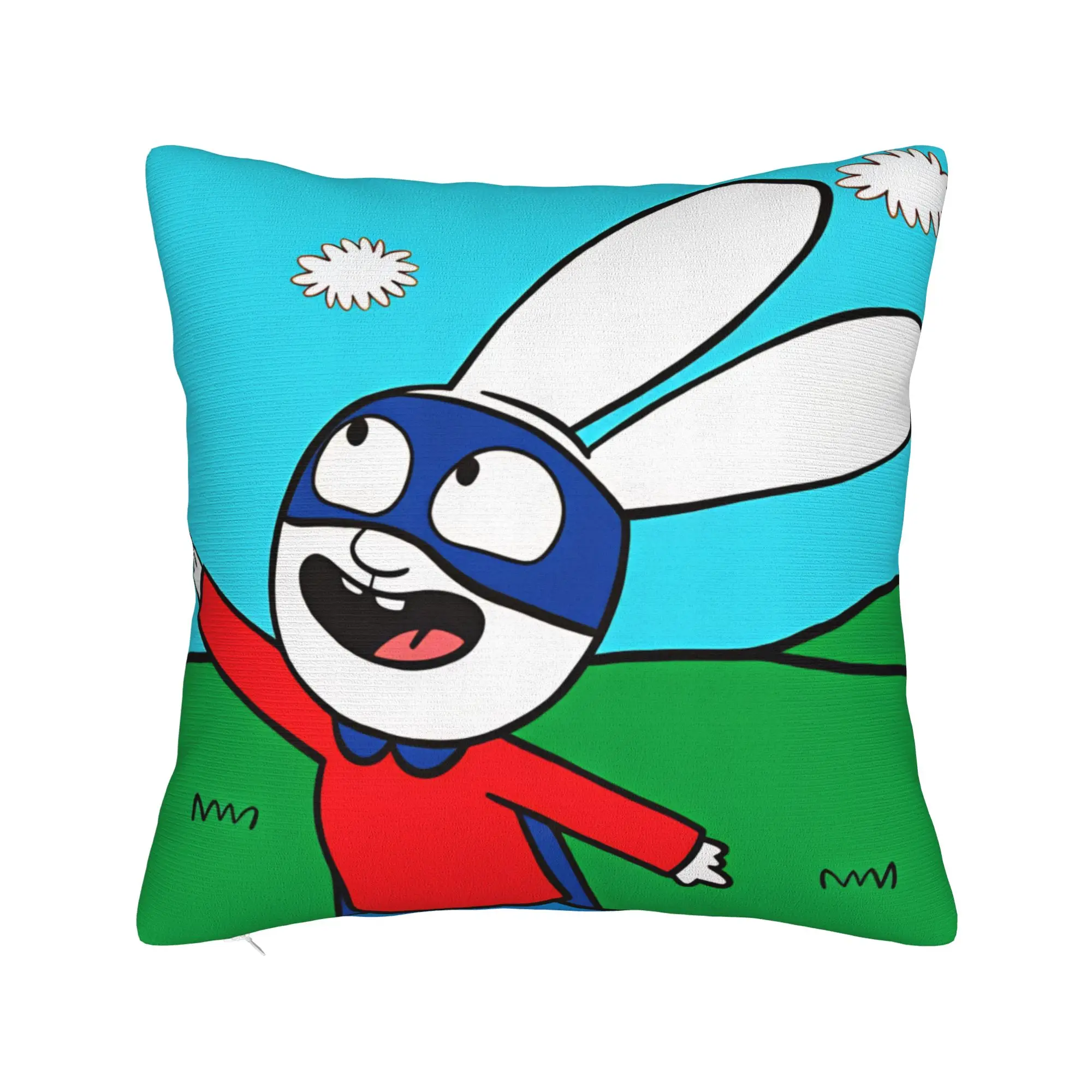 Simons Super Rabbits   Pillow Cover  Morden Pillow Case For Sofa Home Decor Soft Pillowcases Birthday Gift