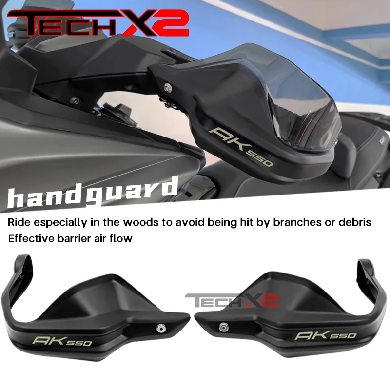 

Applicable to the KYMCO AK550 modified motorcycle hand guard hand to wind and anti-fall high hand guard accessories