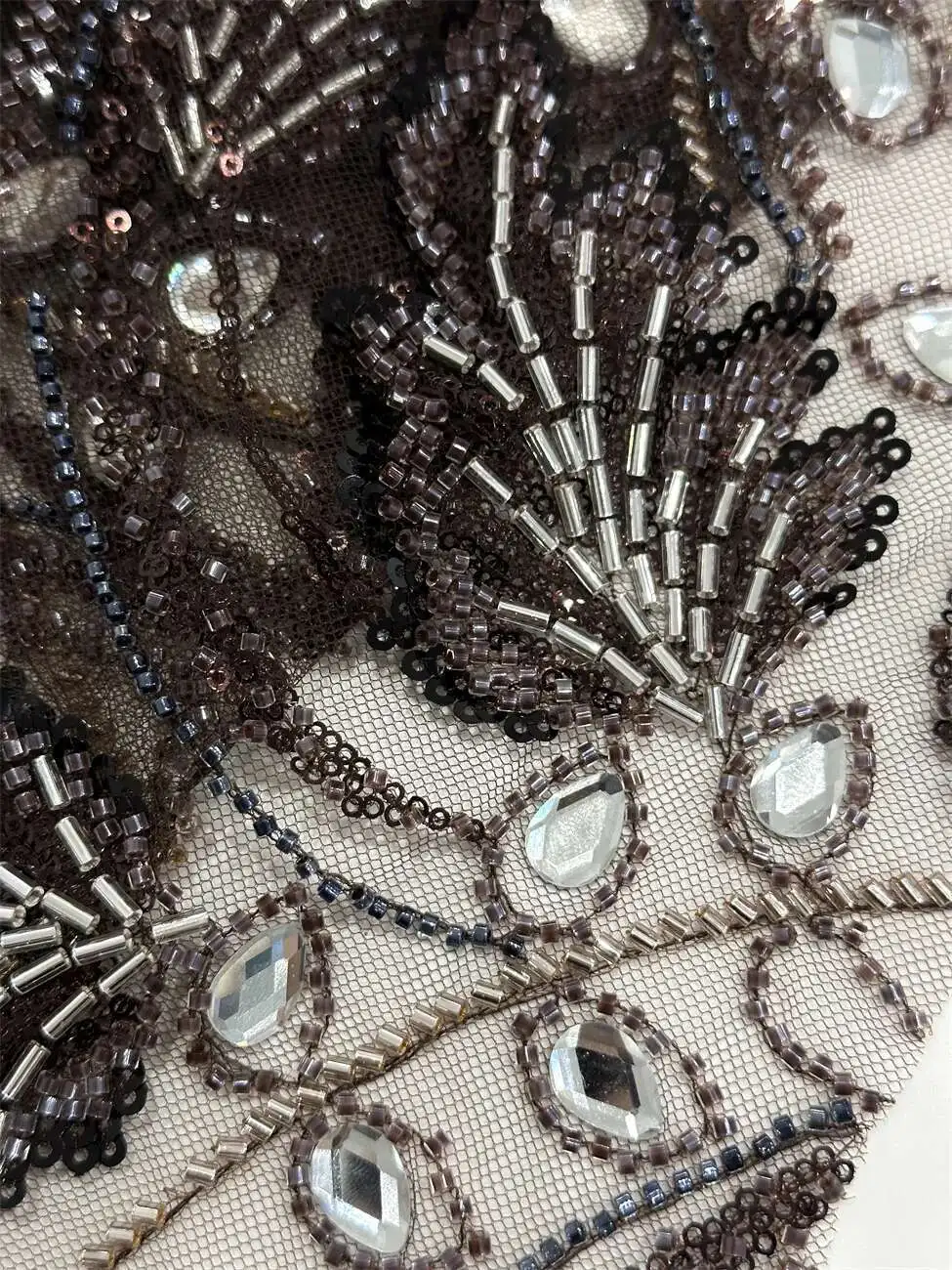 

Luxury Heavy Beaded lace Fabric with Pearls Dubai Evening Dresses 2025 Arabic Women Mermaid Wedding Party Prom Dress